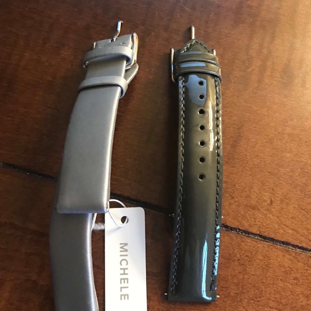 Brand new Michele straps fits 18 mm watch,